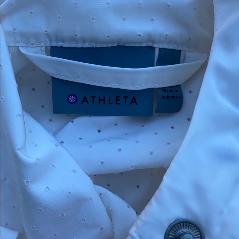 Athleta White Light Weight Performance Jacket - image 6